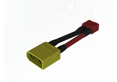 ARRMA XT90 to T-Plug Charging Adapter Lead Nero Z-AR390195
