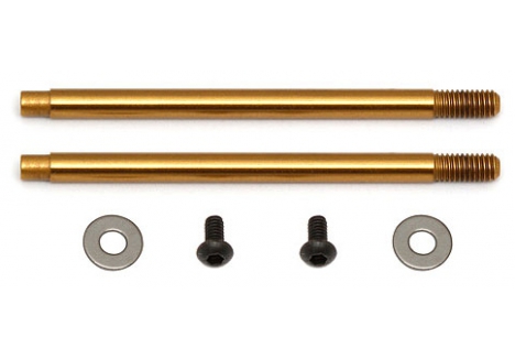 Associated 3x27.5 Shock Shaft V2 TiN for RC10B5 RC10B5M AS91619