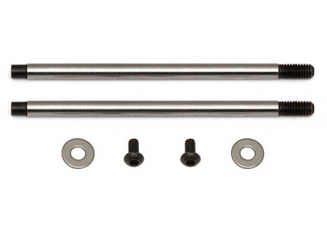 Associated 3x35mm Shock Shaft V2 Chrome for RC10T5M Screw-Mounted AS91624