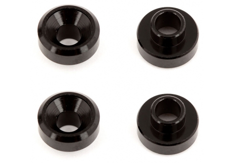 ASSOCIATED ALUMINIUM SERVO WASHERS BLACK (4) AS27128