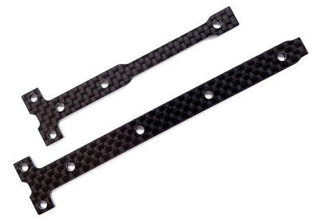 Associated B74.1 FT Chassis Brace Support Set 2.0mm Carbon Fibre AS92284