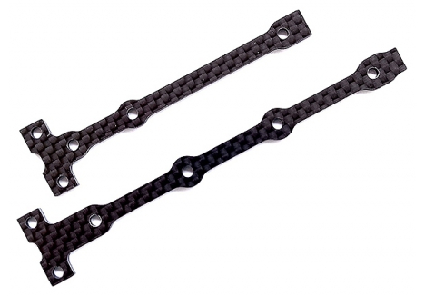 Associated B74.1 FT Flex Chassis Brace Support Set 2.0mm Carbon Fibre AS92283