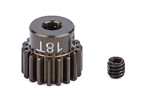 Associated Factory Team 18T 48DP Aluminium Pinion Gear 3.2mm Shaft AS1336