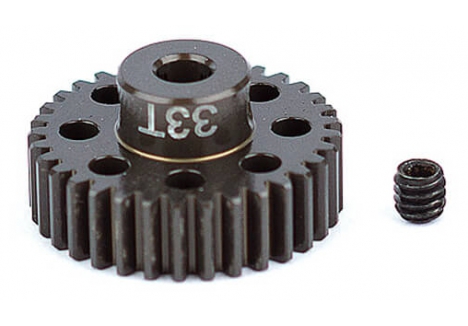 ASSOCIATED FACTORY TEAM ALUM. PINION GEAR 33T 48DP 1/8"SHAFT AS1351