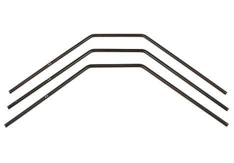 Associated RC8B3 Front Anti-Roll Bar Set 2.0mm 2.1mm 2.2mm Factory Team AS81129