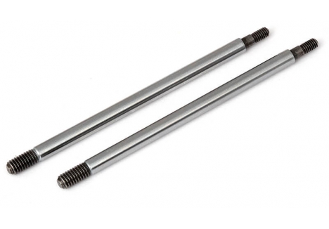 Associated RC8T4 FT Chrome Shock Shafts 3.5 x 44.5mm Factory Team AS81612