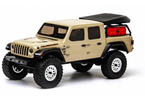 Axial 1/24 SCX24 Jeep JT Gladiator Brown 4WD Rock Crawler RTR with LED Lights – AXI00005T1