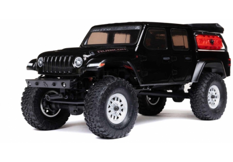 Axial 1/24 SCX24 Jeep JT Gladiator Mini 4WD Rock Crawler RTR – Black C-AXI00005V2T5
