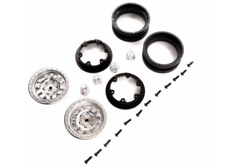 AXIAL 1.9 KMC Machete Beadlock Wheels, Satin (2) Z-AXI43009