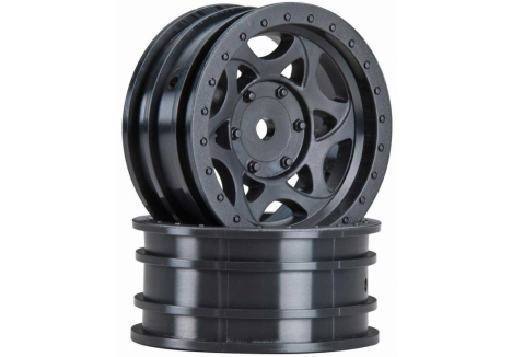 AXIAL 1.9 Walker Evans Street Wheel Black (2) Z-AX08138