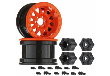 AXIAL 2.2 Method Beadlock Wheel IFD Orange (2) Z-AX31364