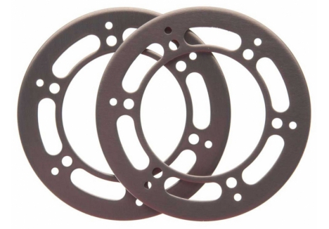 Axial 2.2 Rock Beadlock Ring Grey Pair Z-AX8117