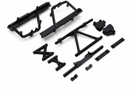 Axial Cage Supports Battery Tray Black RBX10 RC Crawler AXI231034