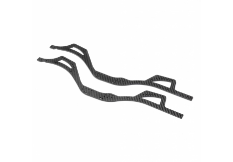 Axial Carbon Chassis Rail Set PRO 1/10 SCX10 RC Crawler Z-AXI331000