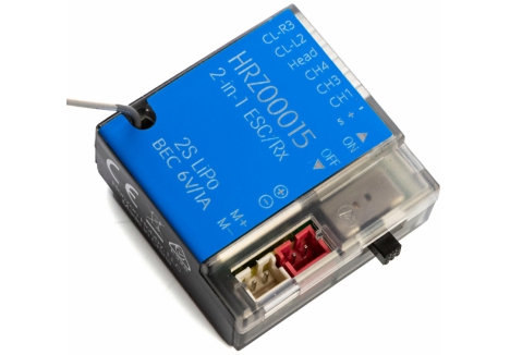 AXIAL ESC/Receiver, 2.4Ghz, EC2: 1/24 Z-HRZ00015