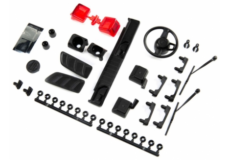AXIAL Exterior Body Detail Parts Jeep JLU: SCX10III Z-AXI230022