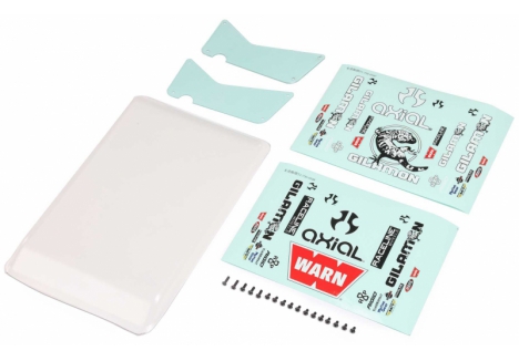 Axial Gilamon AXP8 1/8 Body Panel Set Clear Unpainted Z-AXI-2187