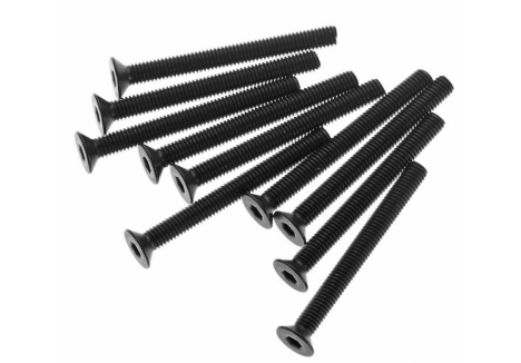 Axial Hex Socket Flat Head M3x30mm Black Screw 10 Pack AXA0151