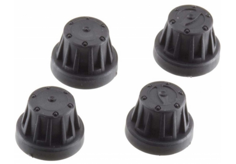 Axial Hub Cover Set Black 4 Piece 1.9 Wheel Scale RC Truck Z-AX8079