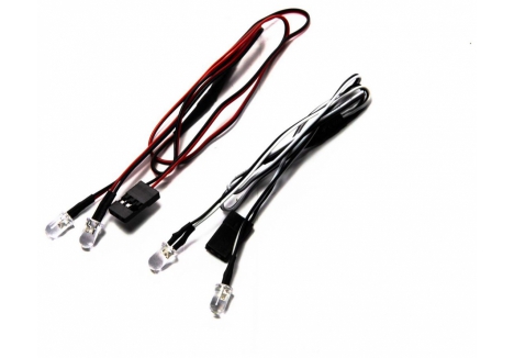 AXIAL LED Light Set, White/Red: SCX10 III Z-AXI230031