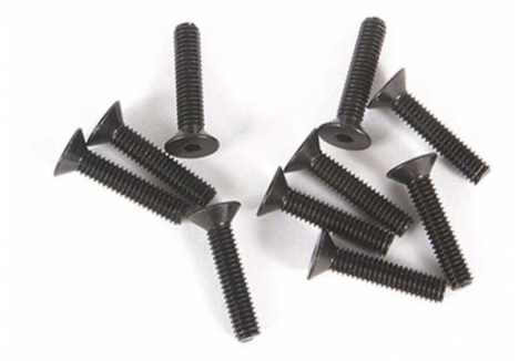 Axial M2.5 x 12mm Flat Head Countersunk Machine Thread Screw Pack Z-AXI235169