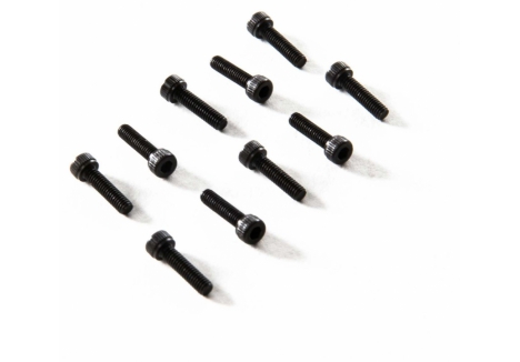 Axial M2.6x10mm Cap Head Fastener Screws Black 10 Pack AXI31642