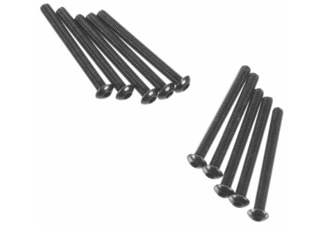 Axial M3x30mm Hex Socket Button Head Black Screws Pack of 10 Z-AXA121