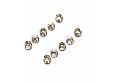 Axial M4 x 3mm Cup Point Set Screw 10 Piece Pack Silver Z-AXI235424
