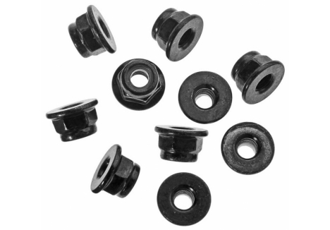 Axial Nylon Locknut M4 Black Pack AXA1045