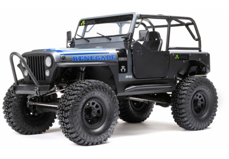 Axial SCX10 III Jeep CJ-7 1:10 Scale 4WD Electric Rock Crawler RTR – Grey – C-AXI03008T2