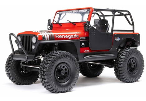 Axial SCX10 III Jeep CJ-7 1:10 Scale 4WD Electric Rock Crawler RTR – Red – C-AXI03008T1