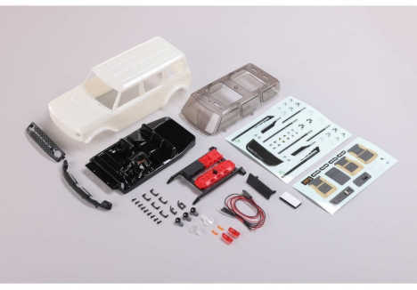 Axial SCX24 Ford Bronco 1/24 RC Rock Crawler Body White Z-AXI200009