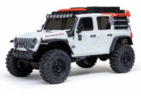 Axial SCX30 Jeep Wrangler JLU 1/30 4WD RC Rock Crawler RTR White AXI-2261T2