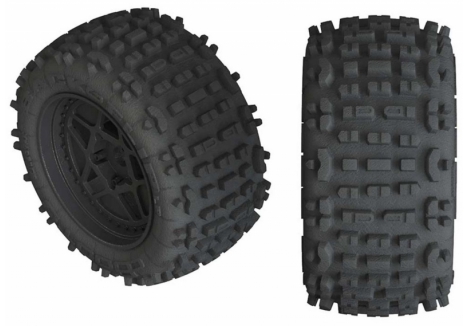 Backflip LP 4S Tire 3.8 Glued Black (2)