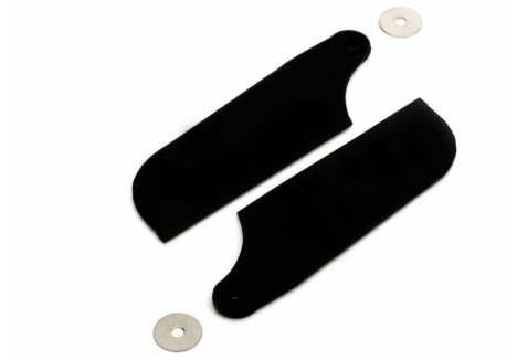 BLH Tail Rotor Blade Set, Black: B450 3D, B400, B450 X Z-BLH1671B