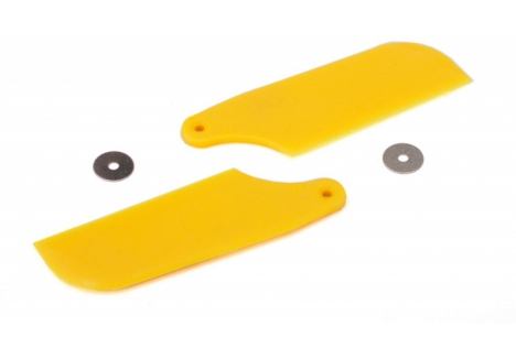 BLH Tail Rotor Blade Set, Yellow: B450 3D, B400, B450 X Z-BLH1671YE