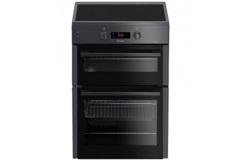 Blomberg 60cm Double Oven Electric Cooker with Induction Hob - HIN651N