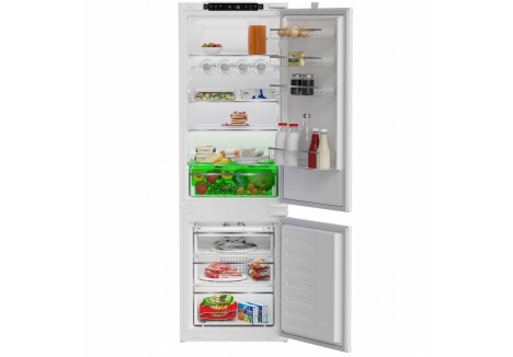 Blomberg VitaminCare+ 54cm Integrated 70:30 Frost Free Fridge Freezer – White – KNE4554EVI