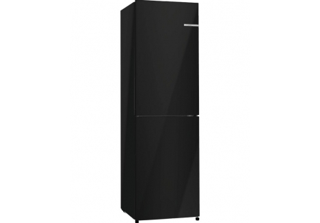 Bosch 55cm Frost Free Fridge Freezer – Black – KGN27NBEAG