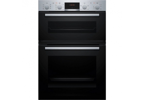 Bosch Series 4 Built In Electric Double Oven 60cm Stainless Steel MBA533BS3B  