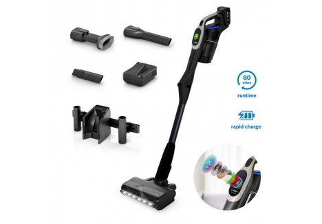 Bosch Unlimited Cordless Handstick Vacuum Cleaner – 80 Minute Runtime – Graphite – BBS1041GGB