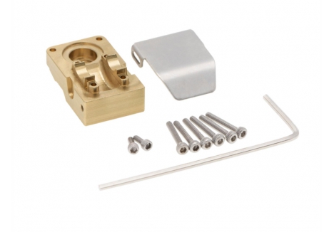 Brass Diff Cover w/Amour Grd AX/SCX24