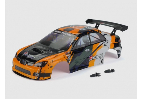 Carisma GT24 Subaru STI Drift Spec Pre-Painted Body 1/24 Scale CA16347