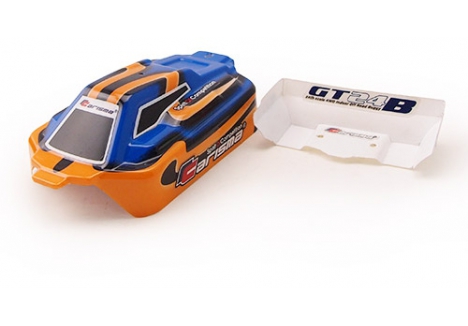 Carisma GT24B CH Edition Painted RC Buggy Body Shell 1/24 Blue Orange CA15380