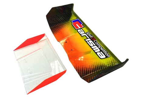 Carisma GTB Airstryke Rear Wing Set Clear Polycarbonate CA15322
