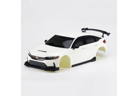 Carisma M40S 2.0 Honda Civic Type R 1/10 Painted Body Champion White CA16662