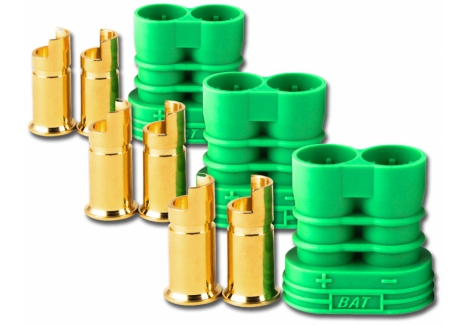 CASTLE Castle Polarized Bullet Conn Female, 6.5mm Pk3 O-CC6900