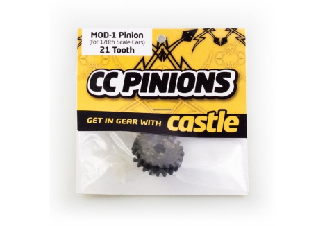 CASTLE CC PINION 21 Tooth - MOD1 5mm shaft M-CC6512