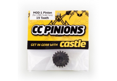 Castle Creations 19 Tooth MOD1 Pinion Gear 5mm Bore M-CC6511
