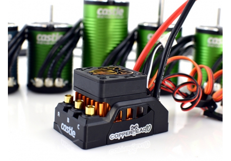 Castle Creations COPPERHEAD 10 1406-2280KV 1/10 Brushless ESC Combo Crawler P-CC010-0166-06